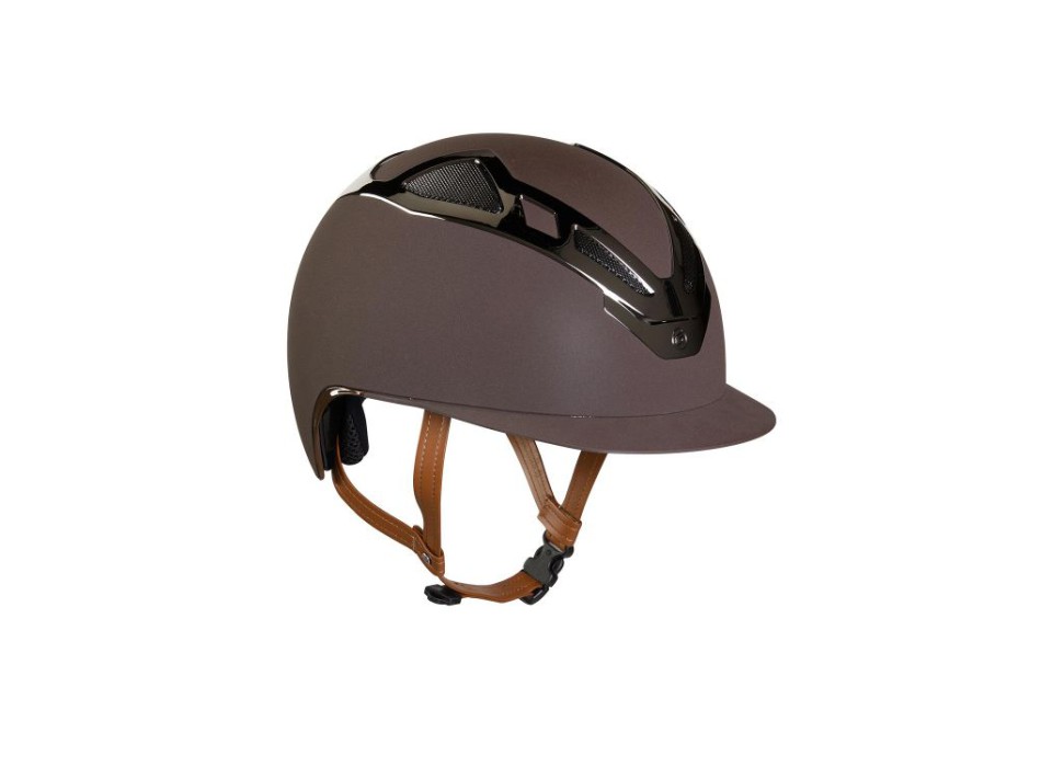 CASQUE APEX CHROME MARRON MAT