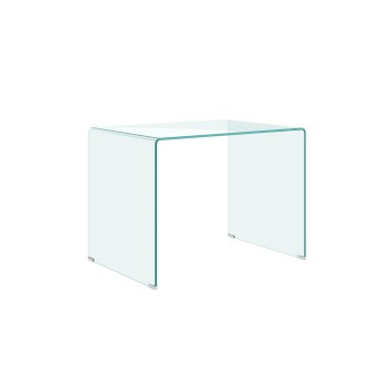 Articles en verre - Bureau Bureau Glassy 100x60x75 côtés fermés