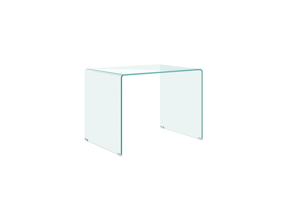 Articles en verre - Bureau Bureau Glassy 100x60x75 côtés fermés