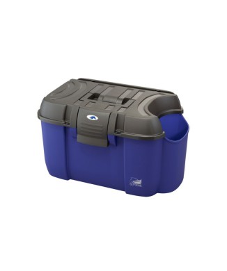 GRAND TOP CASE PANARO 2019 AVEC PORTE-BOUTEILLE LATÉRAL ROUGE-BLEU 169