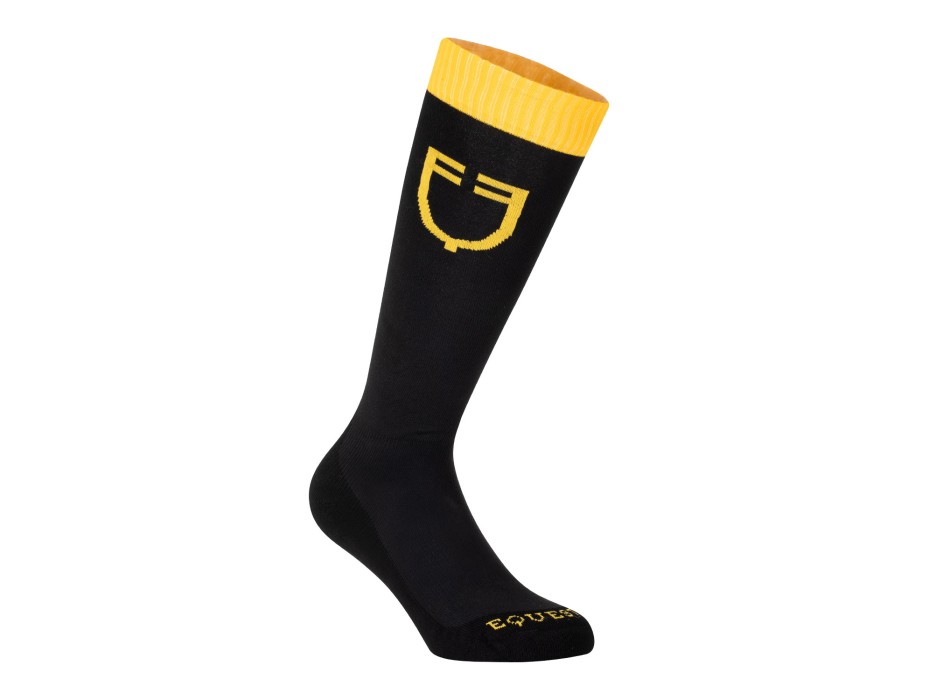 CHAUSSETTES TECHNIQUES AVEC LOGO CONTRASTÉ