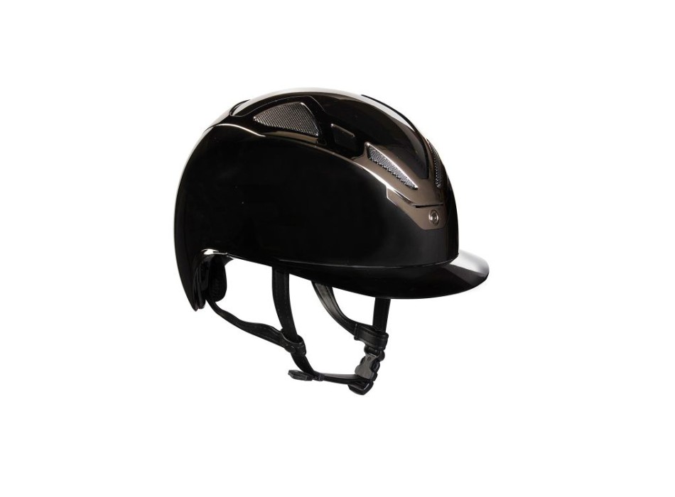 CASQUE APEX CHROME NOIR BRILLANT