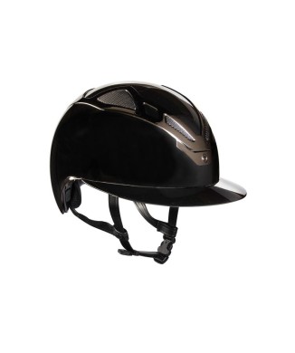 CASQUE APEX CHROME LADY NOIR BRILLANT