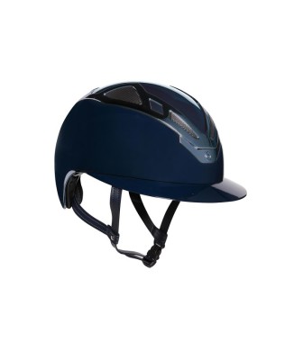 CASQUE APEX CHROME DAME BLEU MARINE BRILLANT