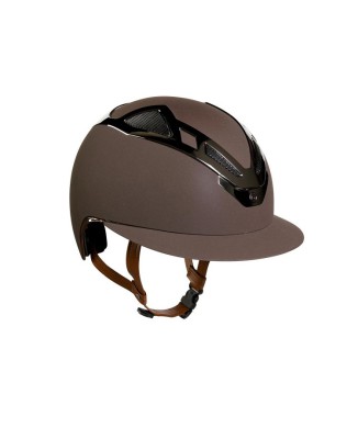 CASQUE APEX CHROME LADY MARRON MAT