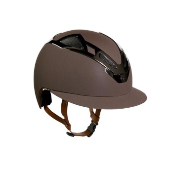 CASQUE APEX CHROME LADY MARRON MAT