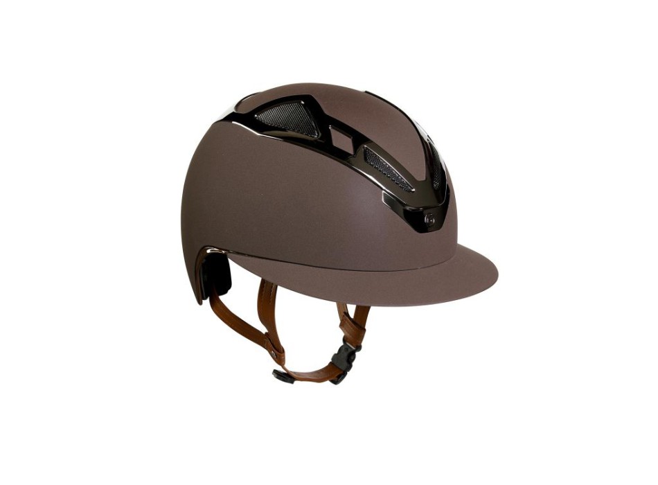 CASQUE APEX CHROME LADY MARRON MAT