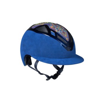 CASQUE APEX DAMASK BLEU DAME