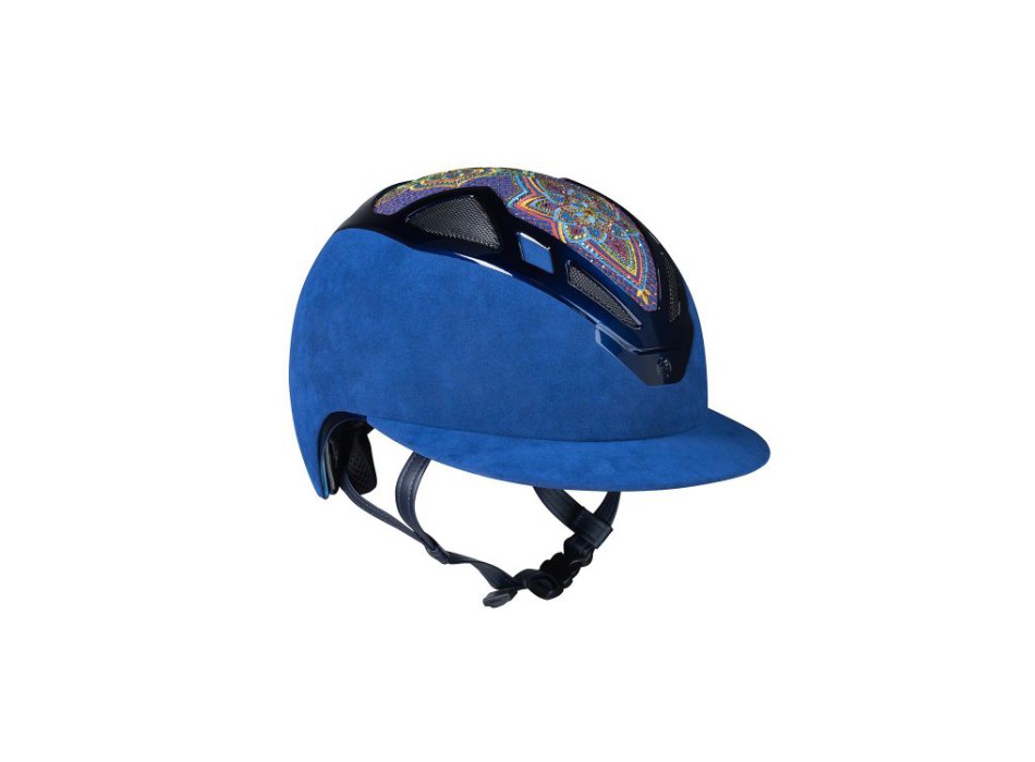 CASQUE APEX DAMASK BLEU DAME