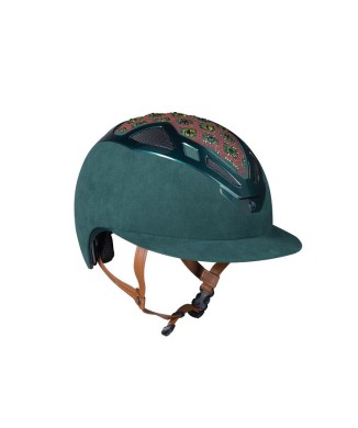 CASQUE APEX DAMASK VERT DAME