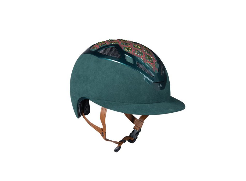 CASQUE APEX DAMASK VERT DAME