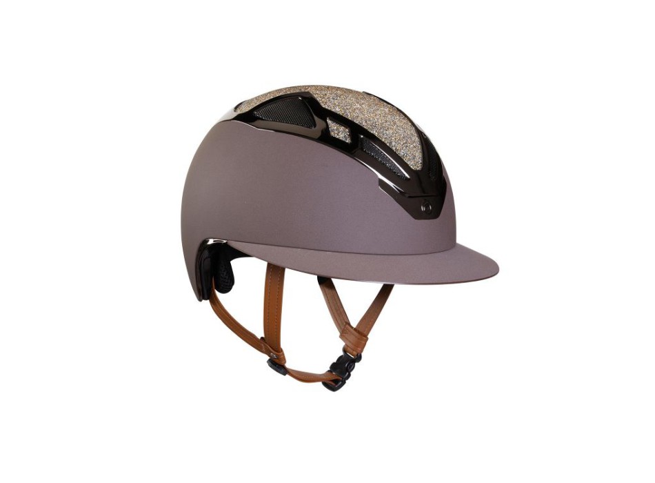 CASQUE APEX SWAROVSKI LADY MARRON