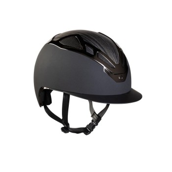 CASQUE APEX WOOD ANTHRACITE MAT