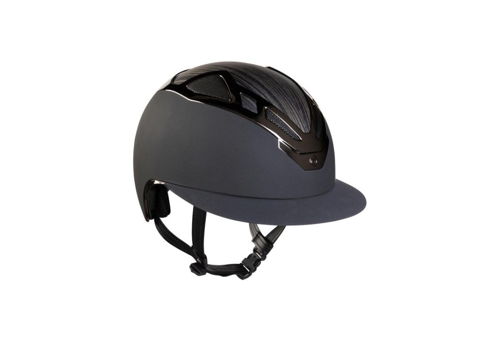 CASQUE APEX WOOD LADY ANTHRACITE MAT