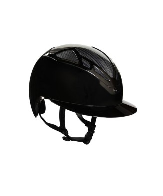 CASQUE APEX WOOD LADY NOIR BRILLANT