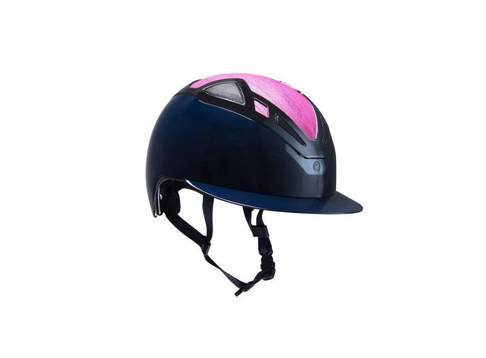 CASQUE APEX WOOD LADY BLEU MARINE ROSE BRILLANT