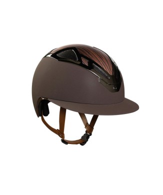 CASQUE APEX WOOD LADY MARRON MAT