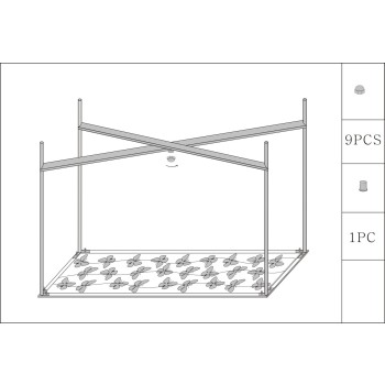 CONSOLE PAPILLONS VERRE