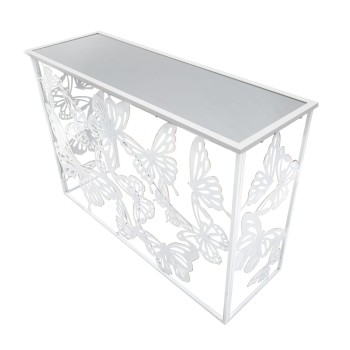 CONSOLE PAPILLON BLANC