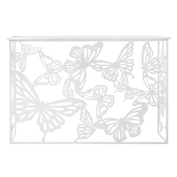 CONSOLE PAPILLON BLANC