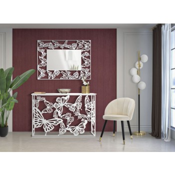 CONSOLE PAPILLON BLANC