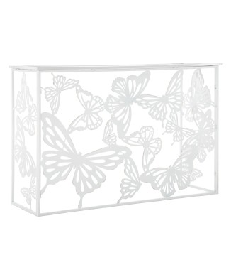 CONSOLE PAPILLON BLANC