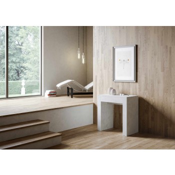 Allin Console - Console extensible 78x47/299 cm Allin Spatulé Blanc