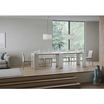 Allin Console - Console extensible 78x47/299 cm Allin Spatulé Blanc