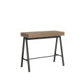 Console extensible 90x40/196 cm Petit bureau Premium avec structure Anthracite