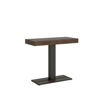 Console Capital structure Anthracite - Console extensible 90x40/300 cm Capital Premium Chêne Natura structure Anthracite