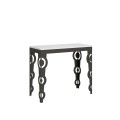 Console extensible 90x40/196 cm Karamay Small Evolution structure Anthracite