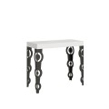 Console extensible 90x40/196 cm Karamay Small Premium structure Anthracite