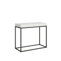 Console extensible 90x40/196 cm Nordica Small structure Anthracite