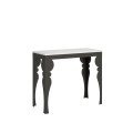 Console extensible 90x40/196 cm Paxon Small Evolution structure Anthracite