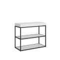 Console extensible 90x40/196 cm Plano Small structure Anthracite