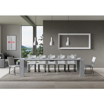 Console Roxell - Console Extensible 90x40/300 cm Roxell Frêne Blanc