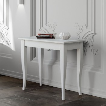 Sabre Console - Console extensible 90x48/308 cm Sabre Frêne Blanc