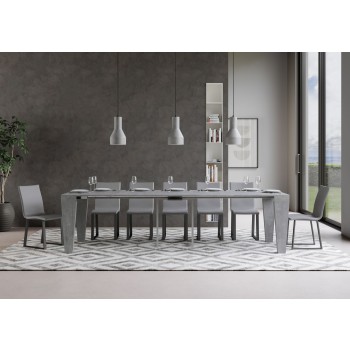 Console Spimbo - Console Extensible 90x40/300 cm Spimbo Frêne Blanc