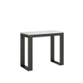 Console extensible 90x40/196 cm Tecno Small Evolution structure Anthracite