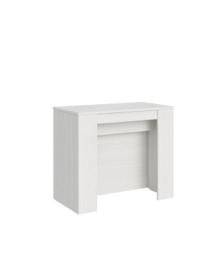 Console Venus - Console extensible 90x48/296 cm Frêne Blanc Venus