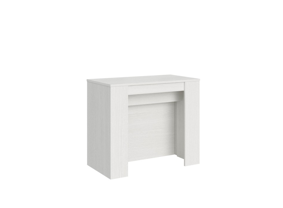 Console Venus - Console extensible 90x48/296 cm Frêne Blanc Venus