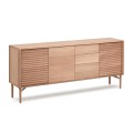 Buffet Lenon 3 portes 3 tiroirs bois et placageMIX Credit