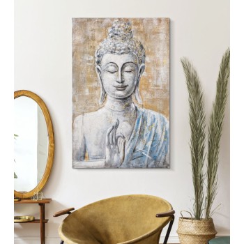 PEINTURE SUR TOILE BOUDDHA LUMIÈRE -B-