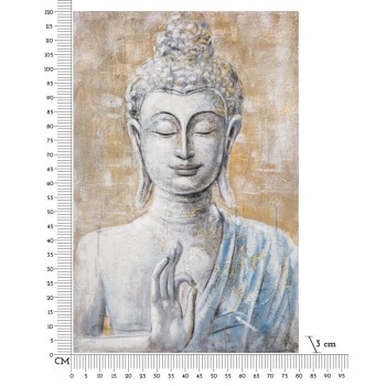 PEINTURE SUR TOILE BOUDDHA LUMIÈRE -B-