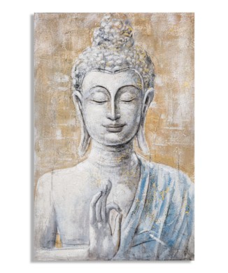 PEINTURE SUR TOILE BOUDDHA LUMIÈRE -B-