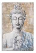 PEINTURE SUR TOILE BOUDDHA LUMIÈRE -B-