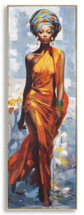 PEINTURE SUR TOILE AVEC CADRE DAPHNE -B-