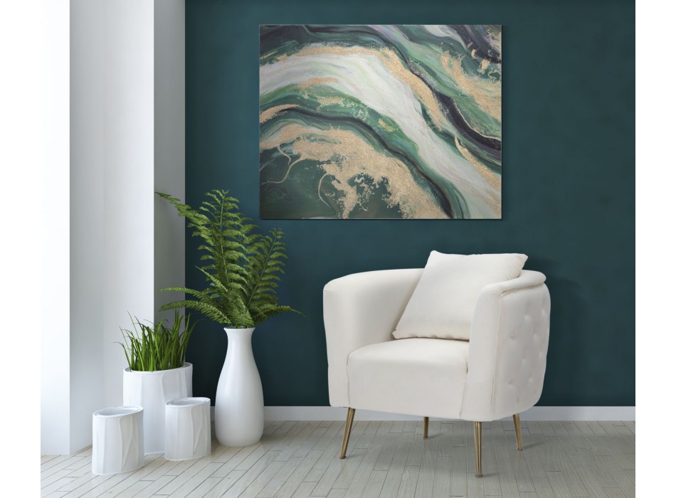 PEINTURE SUR TOILE DE VERDURE