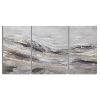 PEINTURE SUR TOILE MONTY SET 3 PCS