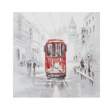 TABLEAU SUR TOILE TRAM -A-